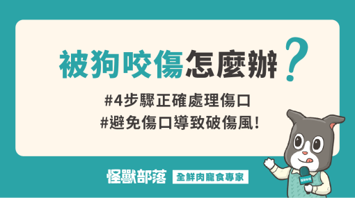 被狗咬怎麼辦?要打破傷風嗎?掌握傷口處理四步驟與感染預防就醫指南 - 怪獸部落